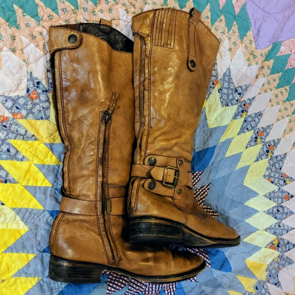 Sam Edelman Penny Riding Boots Size 8 LEATHER